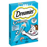 Dreamies Creamy Snacks - Výhodné balení: losos (44 x 10 g)