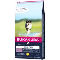 Eukanuba granule pro psy - 10 % sleva - Puppy Large Breed Grain Free Chicken (12 kg)