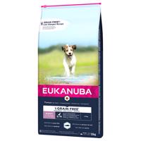 Eukanuba Puppy & Junior Small & Medium Grain Free Ocean Fish - 12 kg