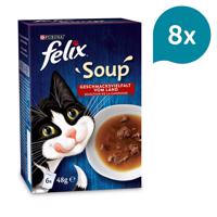 FELIX Soup výběr z venkova s hovězím, kuřecím a jehněčím masem 48 × 48 g