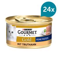 Gourmet Gold jemná paštika s krocaním masem 24 × 85 g