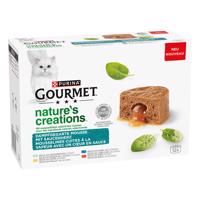 Gourmet Nature's Creations Gravy Heart 12 ks (12 x 85 g) - Mořské ryby, kuřecí, treska a hovězí