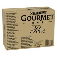 Gourmet Perle kapsičky, 2 x 96 x 85 g - 10 % sleva - Losos a bílé ryby, Sardinky a tuňák, Losos a treska, Mořské ryby a tuňák