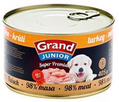 GRAND konz.  Superpremium Junior pes krůtí 405g + Množstevní sleva