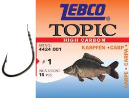 háčik zebco topic carp # 2/0 - cena za balenie 15ks Variant: 44 4424008 - háčik zebco topic carp # 8 - cena za balenie 15ks