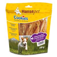 Hansepet snacky, 5 balení - 4 + 1 balení zdarma -  Cookies Delikatess kuřecí  filetové použky 5 x 200 g