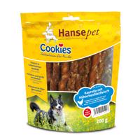 Hansepet snacky, 5 balení - 4 + 1 balení zdarma - Cookies Delikatess žvýkací rolka s kuřecími plátky  5 x 200 g