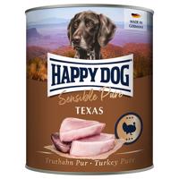 Happy Dog Sensible Pure 24 × 800 g výhodné balení - Texas (krůtí)