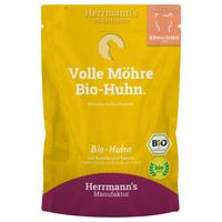 Herrmann's Bio-Selection 40x100 g - výhodné balení - bio kuřecí s bio mrkví a bio kamutem