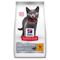 Hill's Science Plan, 8 + 2 kg zdarma - Sterilised Kitten Chicken