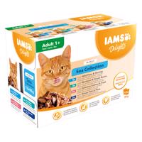 IAMS Kitten kapsičky, 48 x 85 g, 36 + 12 zdarma! - Adult Sea Mix - v želé