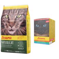 Josera Cat granule, 10 kg + Josera Filet Multipack 6 x 70 g zdarma - Nature Cat