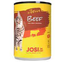 JosiCat konzerva v želé 24 x 400 g - hovězí