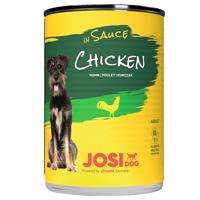 JosiDog mokré krmivo v omáčce 2 x 12 ks (24 x 415 g) - kuřecí