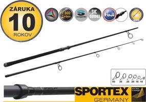 Kaprové pruty SPORTEX FBC CS-3 Carp 2-díl Variant: 366cm / 2,75lbs