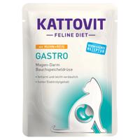 Kattovit Feline Gastro Pouch 85 g - 24 x 85 g kuřecí a rýže