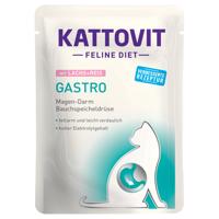 Kattovit Feline Gastro Pouch 85 g - 24 x 85 g losos a rýže