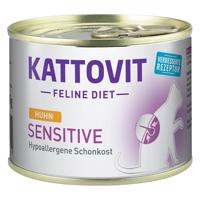 Kattovit Sensitive (hypoalergenní) 185 g - 6 x 185 g kuřecí