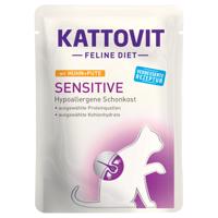 Kattovit Sensitive kapsička 85 g - 12 x 85 g kuřecí & krůtí