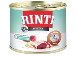 Konzerva Rinti Sensible jehně a rýže 185 g