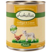 Lukullus Naturkost Adult bez obilnin 6 x 800 g - hovězí &  perlička