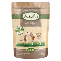 Lukullus Naturkost kapsičky,  6 x 150 g / 300 g - 5 + 1 zdarma! kachna & telecí  6 x 300g