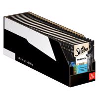 Megabalení Sheba variace kapsičky 28 x 85 g - Selection v omáčce s mořskými rybami