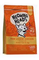 MEOWING HEADS Paw Lickin’ Chicken 450g 3 + 1 zdarma
