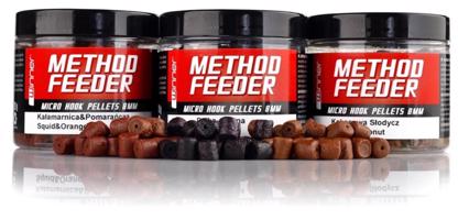 Method Feeder Micro Band Pellets - 6mm / 120g Variant: Peach Cake