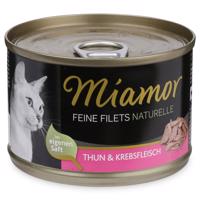 MIAMOR Feine Filets Naturelle, tuňák a krabí maso 12 × 156 g