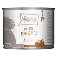 MjAMjAM Duo 6 x 200 g - hovězí a krůtí s dýní