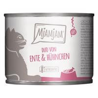 MjAMjAM Duo 6 x 200 g - kachní a kuřecí s mrkví