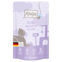 MjAMjAM Quetschie Kitten 12 x 125 g - telecí s lososovým olejem