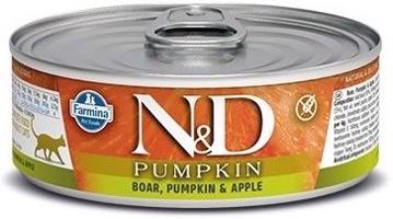 N&D CAT PUMPKIN Adult Boar & Apple 80g