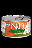 N&D DOG PUMPKIN Adult Duck & Pumpkin Mini 140g + Množstevní sleva 1+1 zdarma