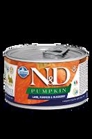 N&D DOG PUMPKIN Adult Lamb & Blueberry Mini 140g + Množstevní sleva 1+1 zdarma