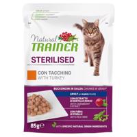 Natural Trainer Adult Sterilised - krůtí (12 x 85 g)