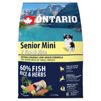 ONTARIO Senior Mini Fish & Rice Velikost balení: 2,25 kg