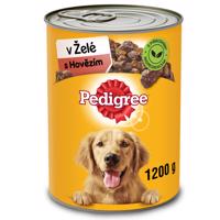 Pedigree Adult konzerva hovězí v želé 12 x 1200 g