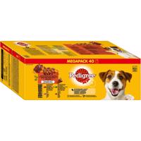 PEDIGREE megapack, vybraná směs v želé, 40 × 100 g