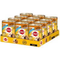 Pedigree se 3 druhy drůbežího masa v paštice 12 × 400 g