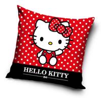 Polštář s koťátkem Hello Kitty a puntíky (povlak)