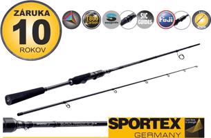 Přívlačové pruty SPORTEX Black Arrow G-3 spin 2-díl Variant: 210cm / 10g