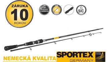 Přívlačové pruty SPORTEX Black Pearl GT-3 2-díl Variant: 240cm / 40g Baitcast