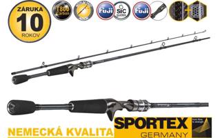 Přívlačové pruty SPORTEX Graphenon Cast 2-díl Variant: 210cm/20g