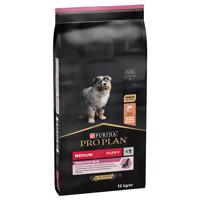 Pro Plan, 10 + 2 / 12 + 2 kg zdarma - Medium Puppy Sensitive Skin Optiderma (10 + 2 kg)