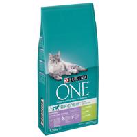 PURINA ONE,  9 kg + 750 g zdarma - Sensitive