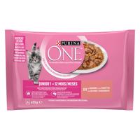 Purina ONE výhodné balení 8 x 85 g - Junior