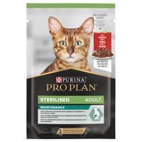 PURINA PRO PLAN Sterilised Adult Maintenance 6 x 85 g - hovězí