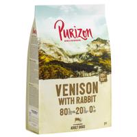 Purizon granule, 1 kg za skvělou cenu -  Adult 80:20:0 zvěřina s králíkem - bez obilovin